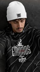 EMONDS LINE URBAN BEANIE — BLACK/WHITE