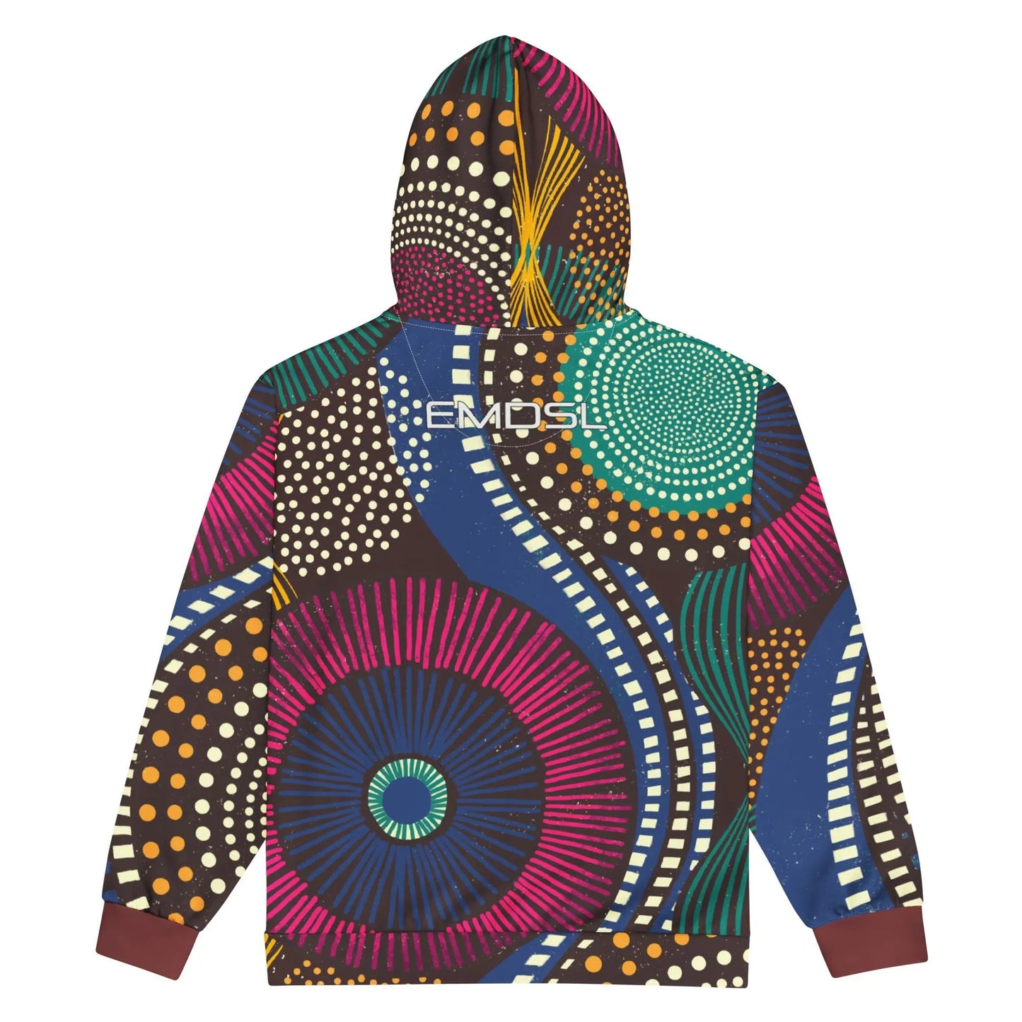 Emonds Line Heritage Zip Hoodie — back view