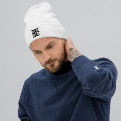 EMONDS LINE URBAN BEANIE — BLACK/WHITE