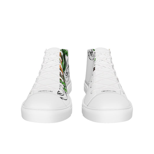 Men’s high top canvas shoes