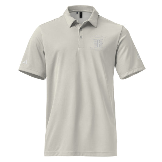 Emonds Line Space Dye Polo Collegiate Navy — front view streetwear polo