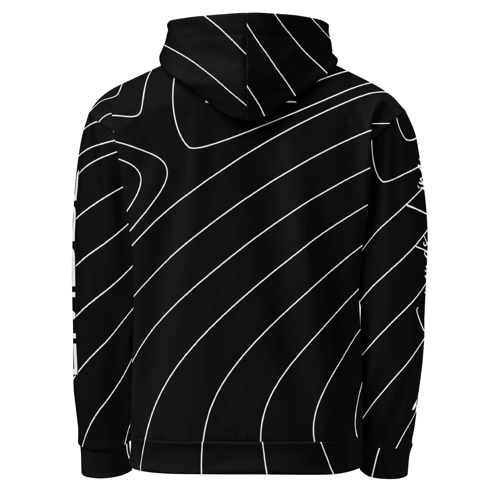 Emonds Line Noir Empire Oversized Hoodie — back view