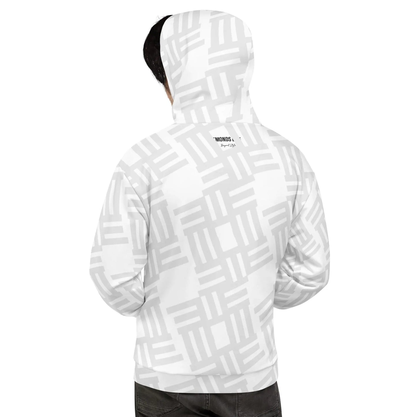 Emonds Line Vanguard Afro Art Hoodie — back view