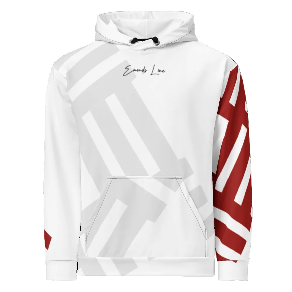 EMONDS LINE GREY LINE RECYCLED HOODIE
