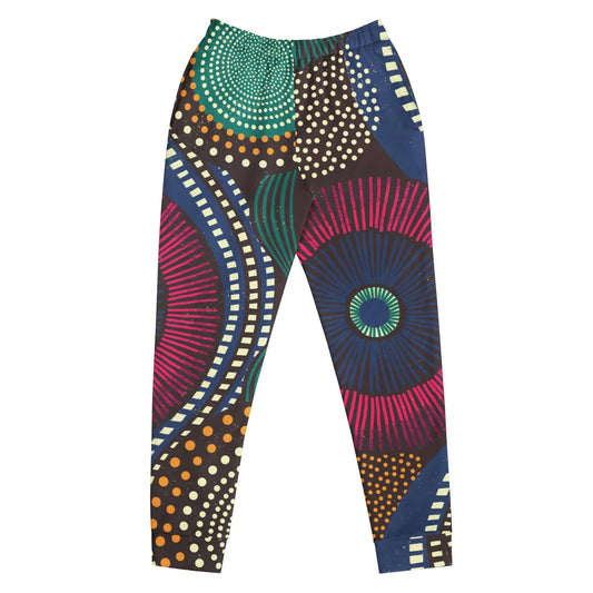 Emonds Line Heritage Joggers Women — front view all-over print recycled women's joggers