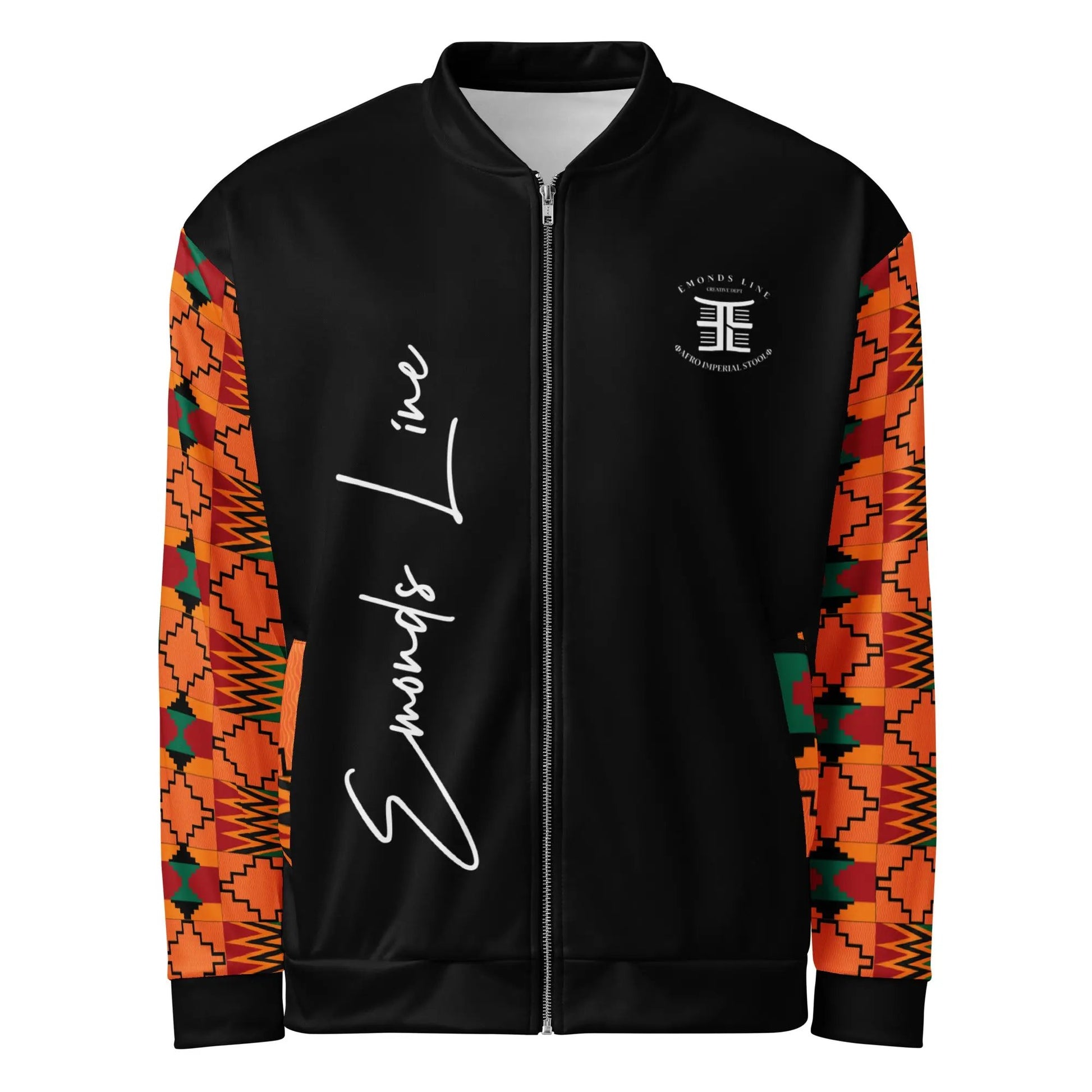 Emonds Line Vanguard Bomber Jacket — front view unisex streetwear bomber