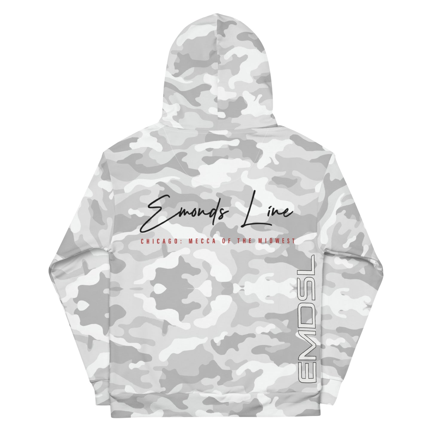Emonds Line Camo Hoodie — front view all-over print camo streetwear hoodie