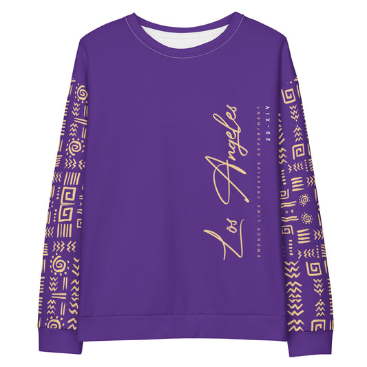 Emonds Line LA Cotton Crew Sweatshirt — front view streetwear sweatshirt