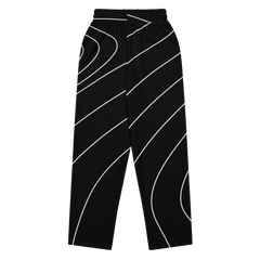 EMONDS LINE NOIR EMPIRE JOGGERS — WIDE LEG