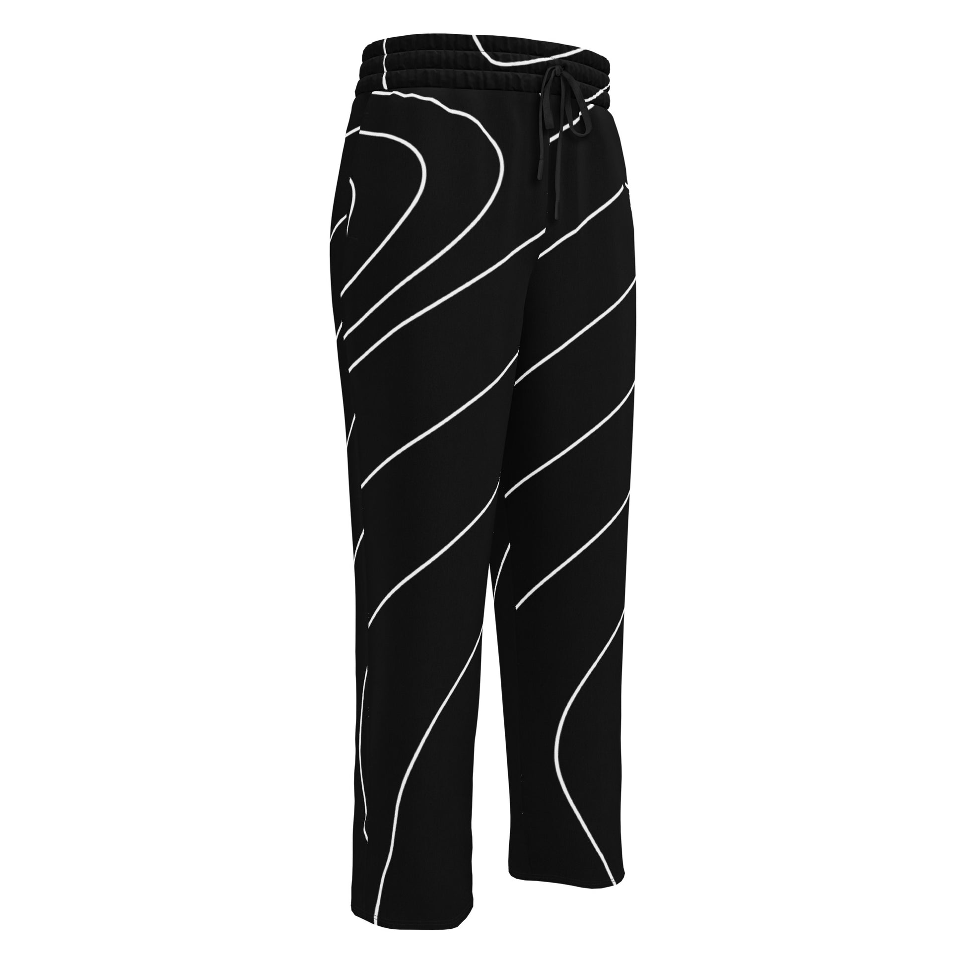 Emonds Line Noir Empire Joggers Wide Leg — front view minimalist streetwear joggers