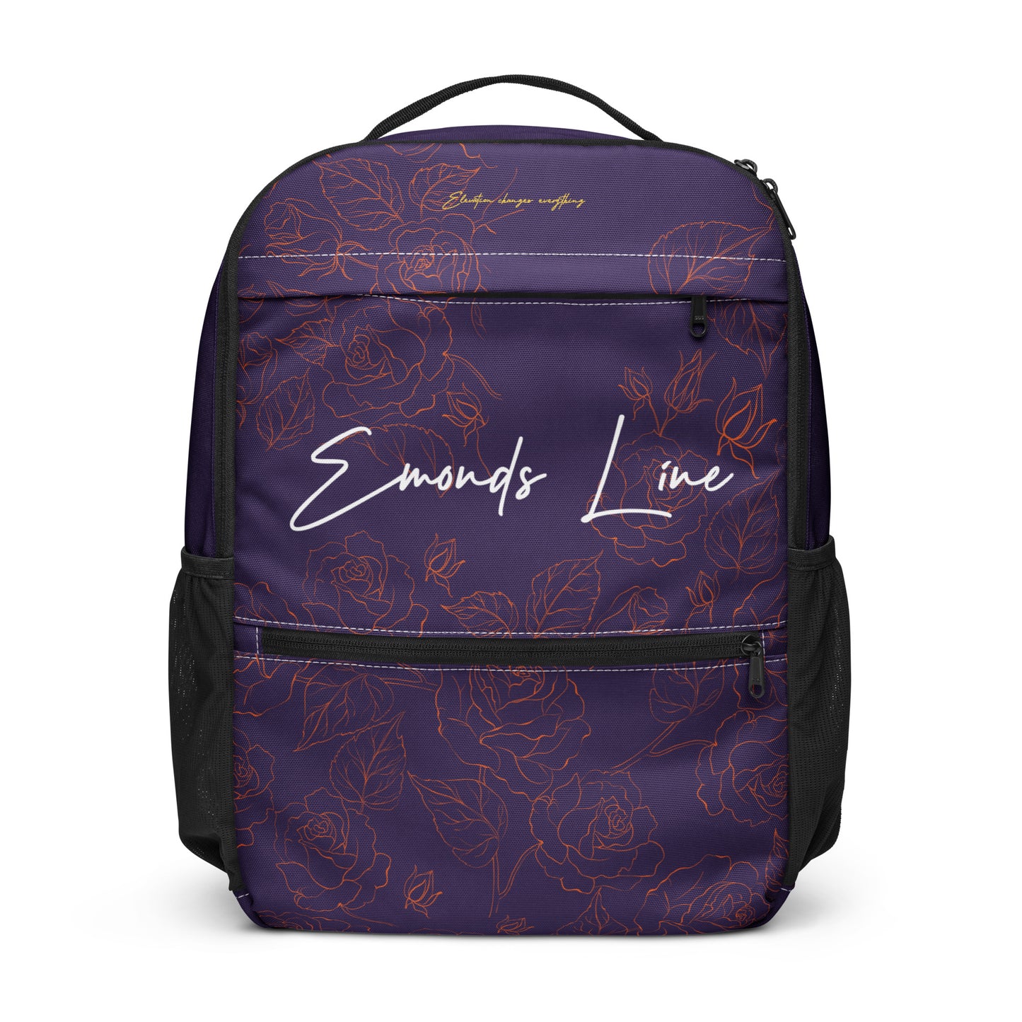 Emonds Line Flo Backpack Unisex — front view streetwear backpack