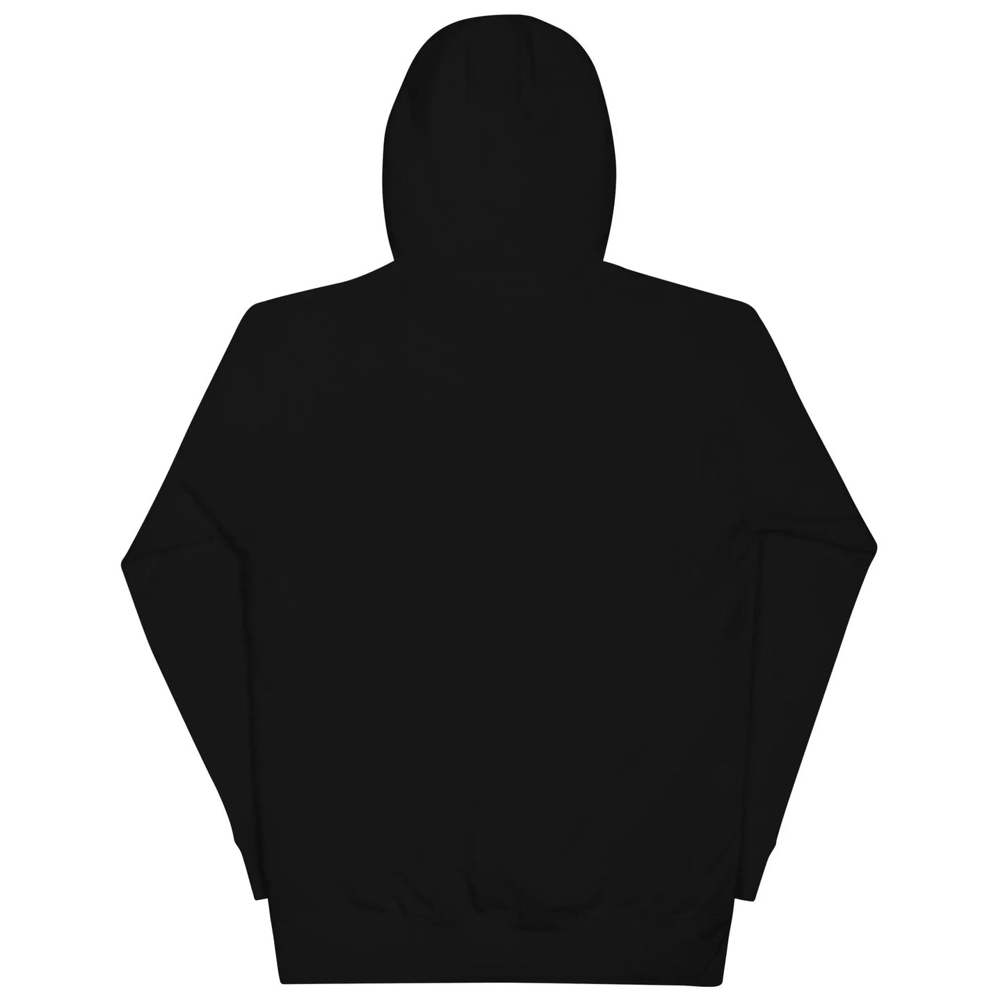 Emonds Line EcoBlend Pullover Hoodie Black — back view