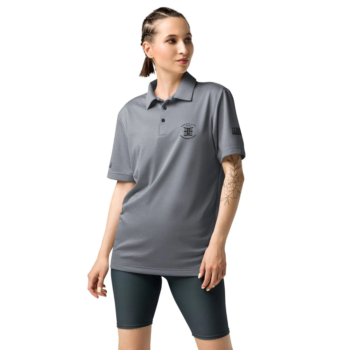 EMONDS LINE Space Dye Polo Mélange — front view