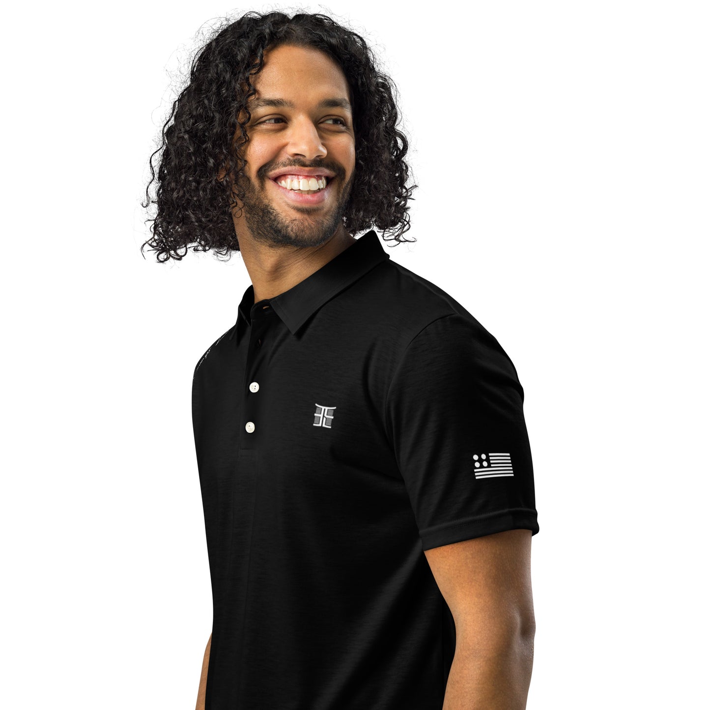 Emonds Line Premium Slim Fit Polo — lifestyle view