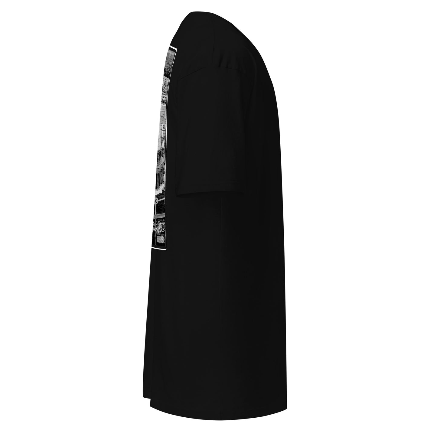 Emonds Line Premium Heavyweight Tee Black — detail view