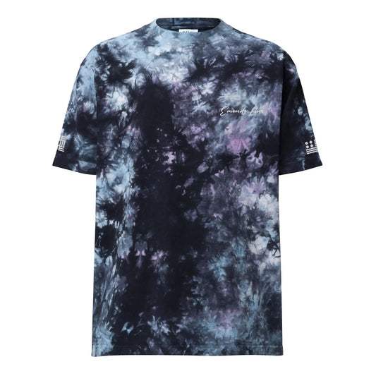 Emonds Line Vintage Oversized Tee Milky Way — front view tie-dye streetwear tee