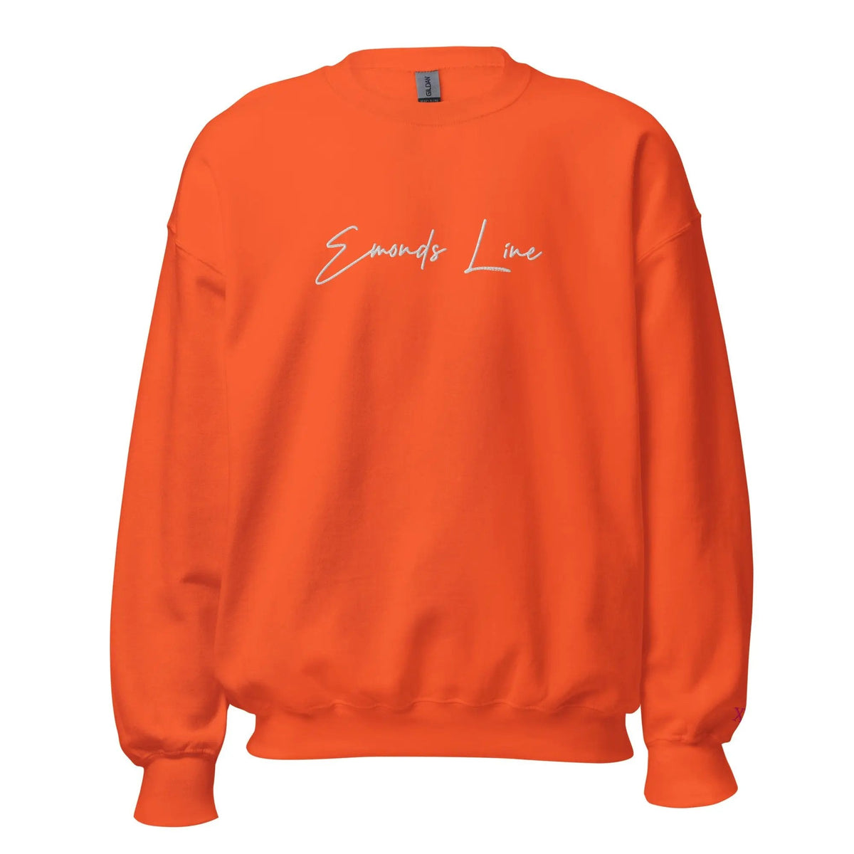 EMONDS LINE Urban Crewneck Sweatshirt Orange — front view