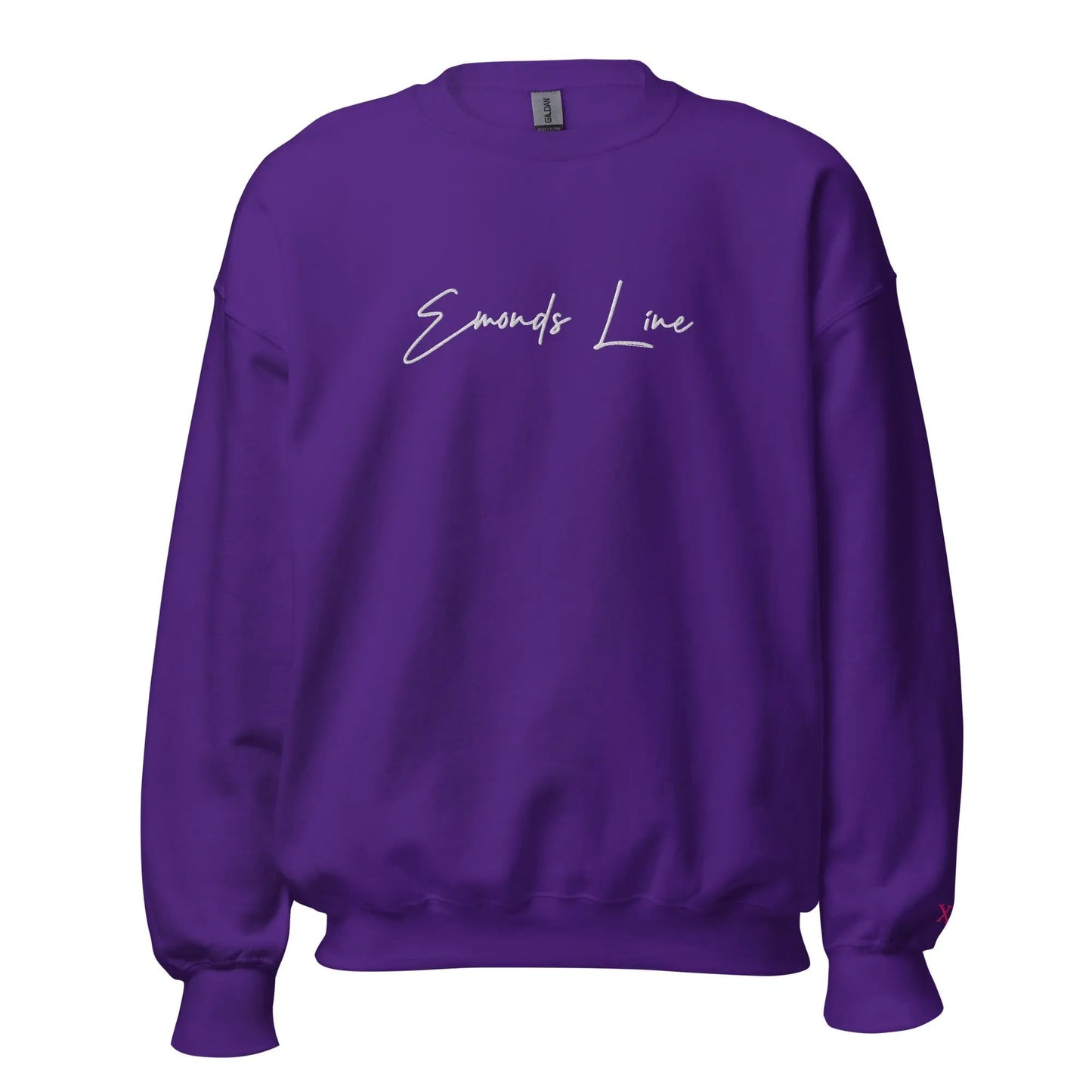 Emonds Line Urban Crewneck Sweatshirt Purple — front view