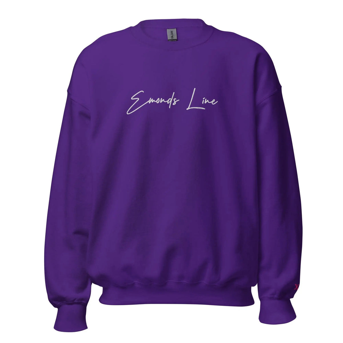 EMONDS LINE Urban Crewneck Sweatshirt Purple — front view