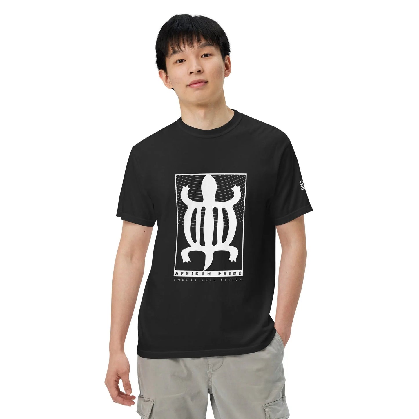 Emonds Line Tribal Classic Tee — front lifestyle view
