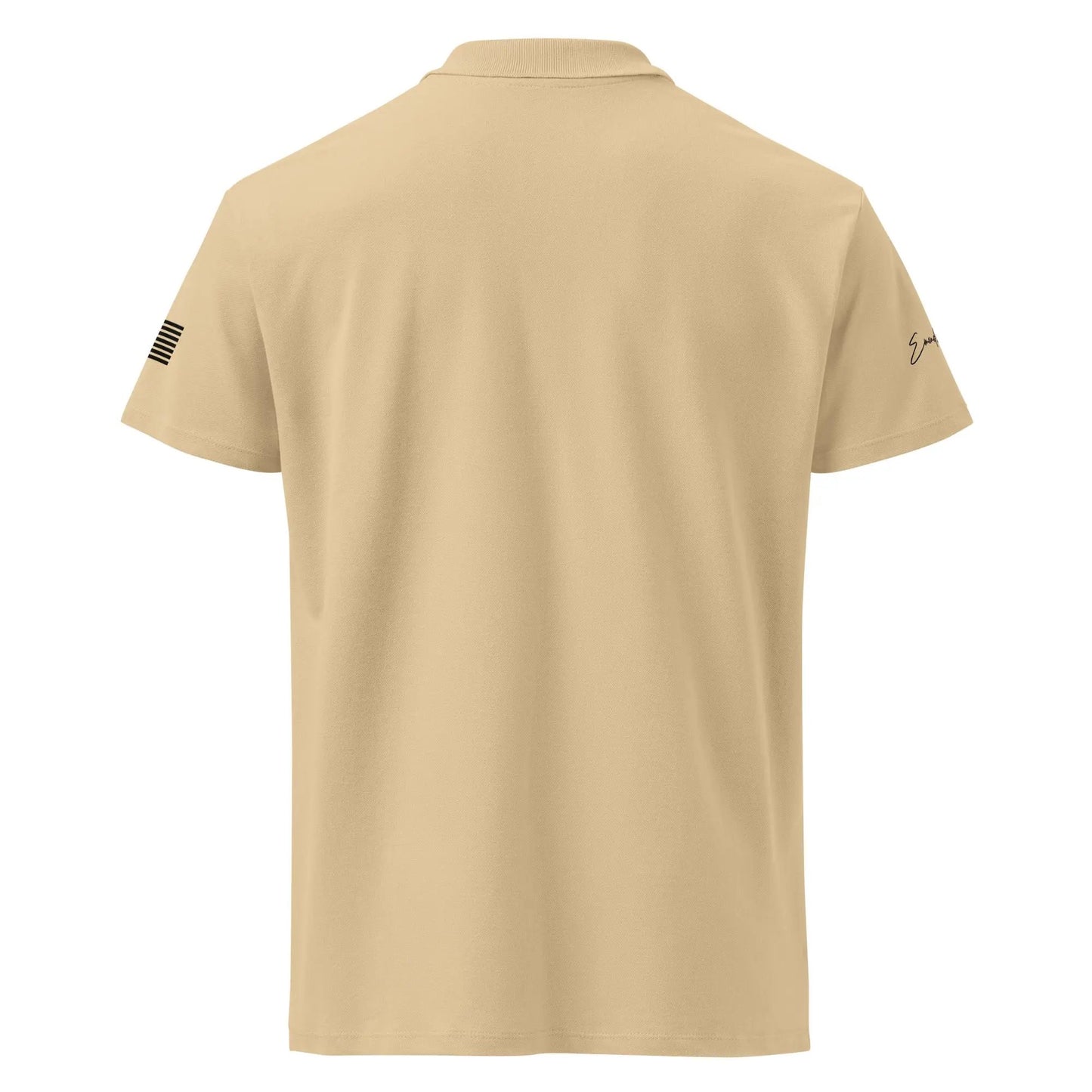 Emonds Line Premium Polo Sand — back view