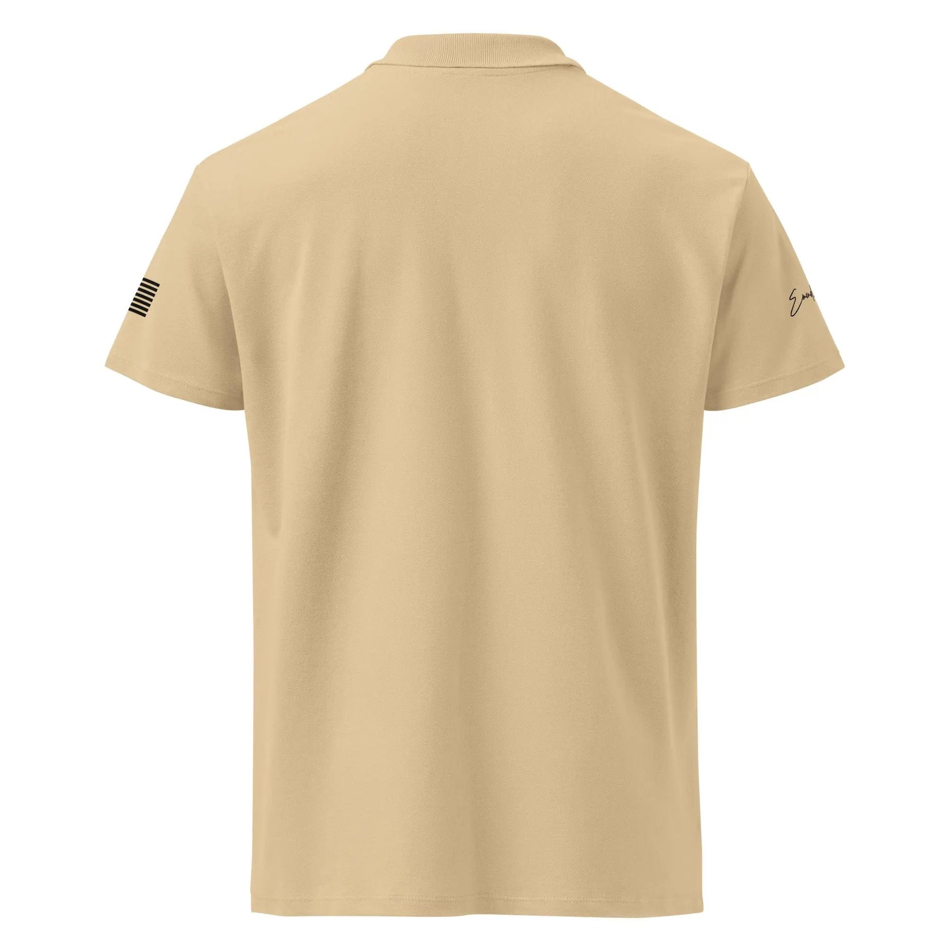 Emonds Line Premium Polo Sand — back view