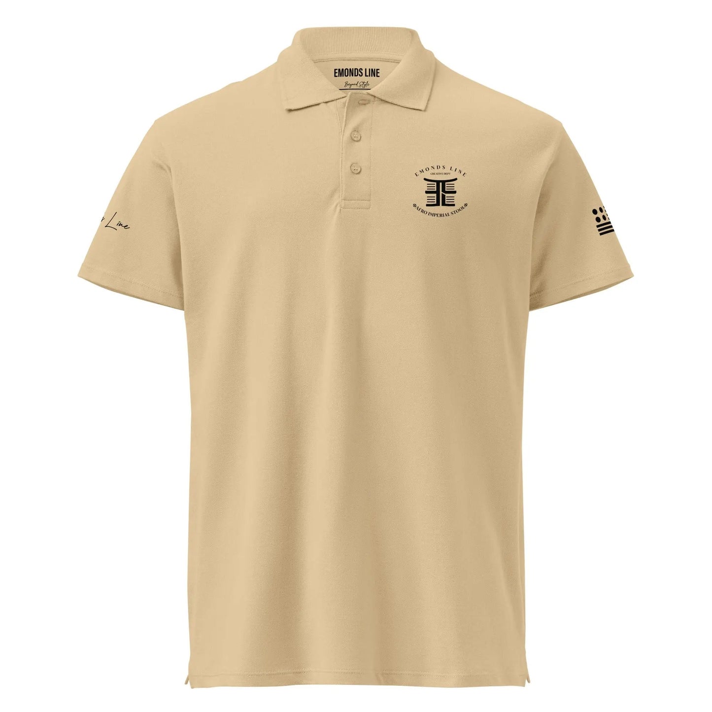 Emonds Line Premium Polo Sand — front view