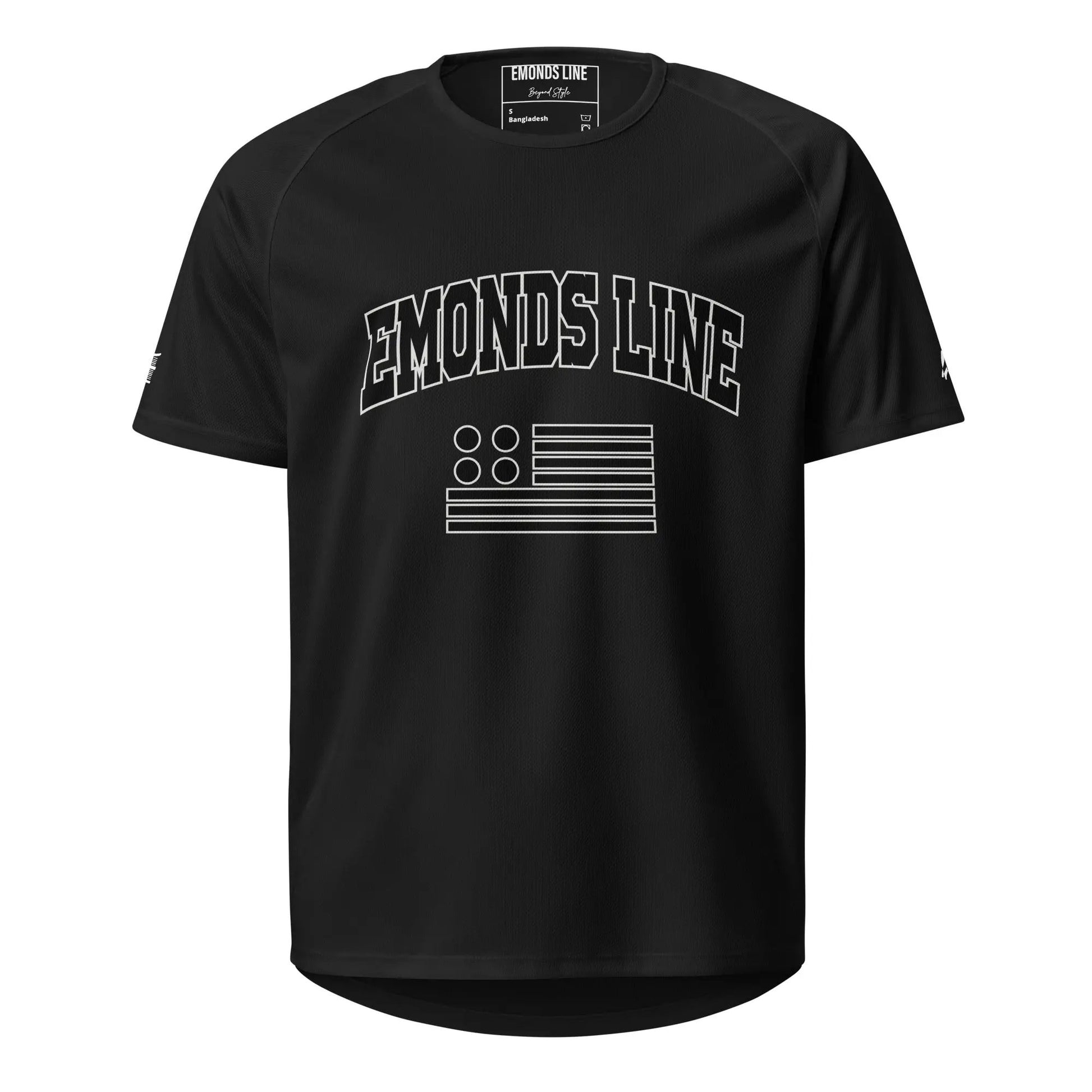 Emonds Line Sport Jersey Unisex — front view streetwear sport jersey
