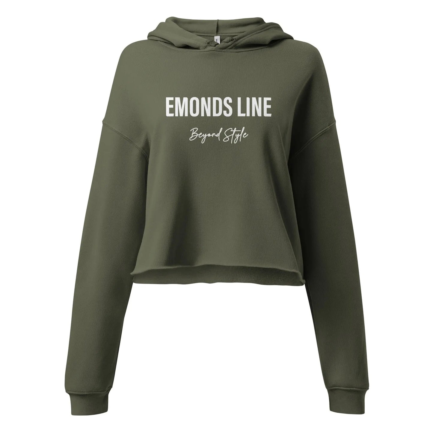 Emonds Line Crop Hoodie Women — back view